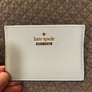Kate Spade Light Blue Card Holder